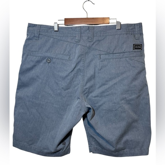 Volcom Men's Gray Flat Front Shorts - Picture 2 of 15